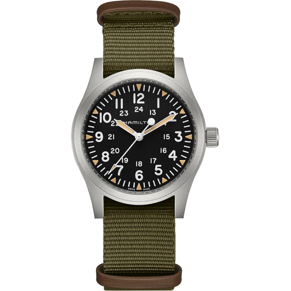 Hamilton Field H69529933 Khaki Mechanical Horloge