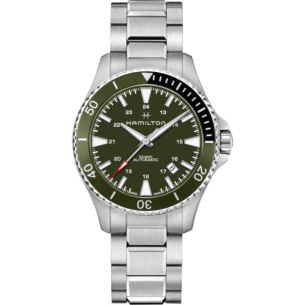 Hamilton Navy H82375161 Khaki Navy Scuba Horloge