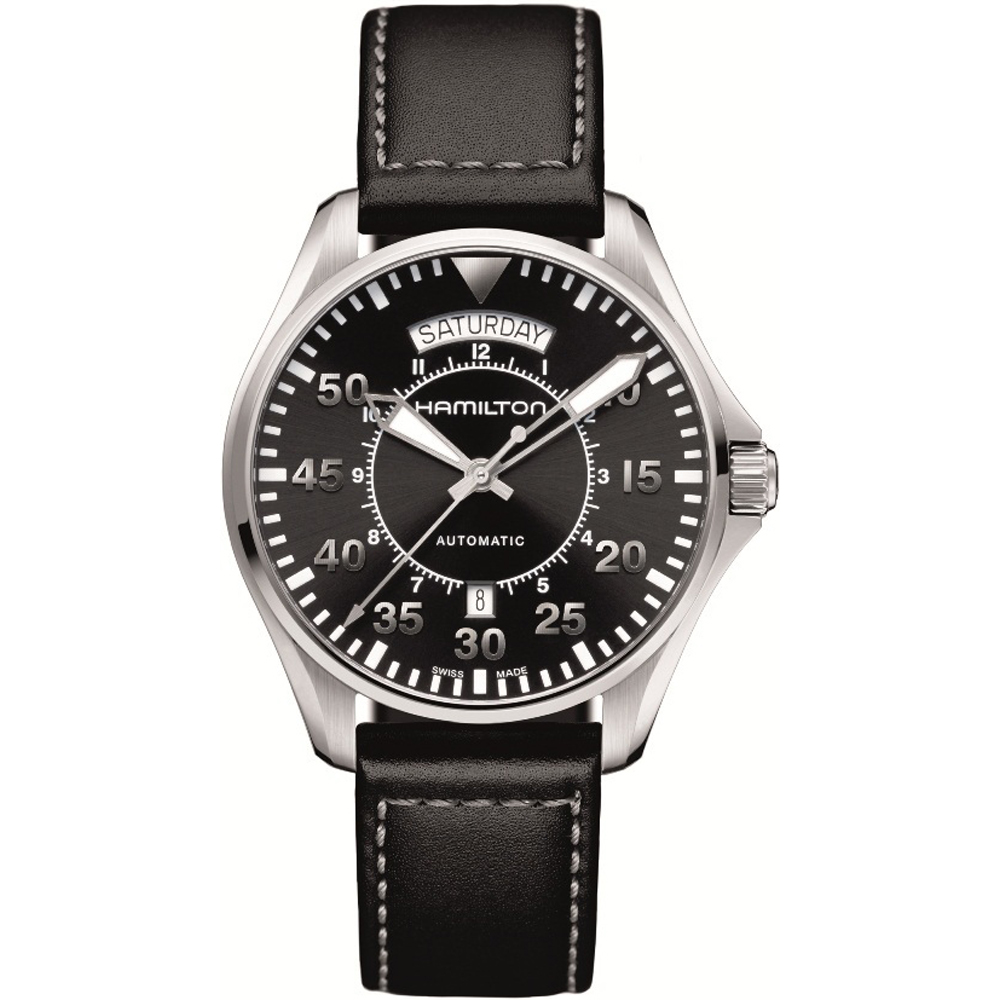 Hamilton Aviation H64615735 Khaki Pilot Horloge