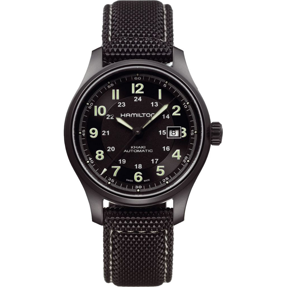 Hamilton Field H70575733 Khaki Field Titanium Horloge