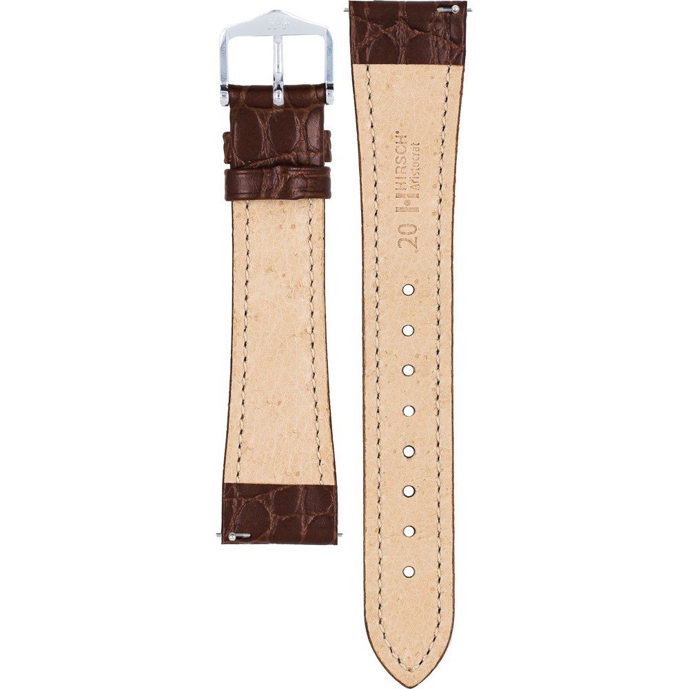 Horlogeband Kent L van leer 20 mm 01002050-2