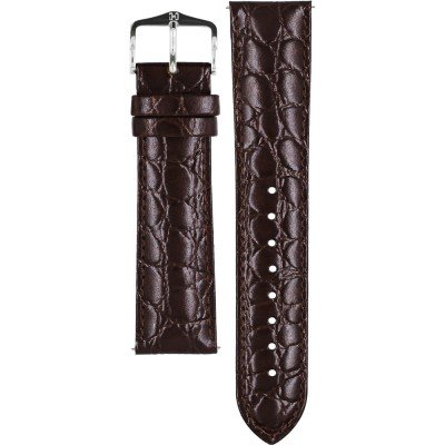 Hirsch 12322810-2-22 Crocograin Horlogeband