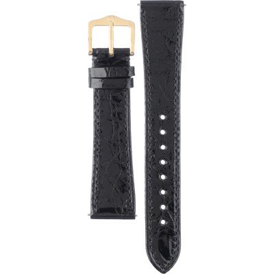 Hirsch 18900850-1-18 Genuine Croco Horlogeband