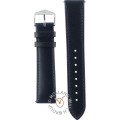 HIRSCH Uhren-Armband Osiris L - echte kalfsleer - klassiek/elegant - voor dames en heren - bruin - 22 mm