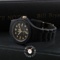 Zwart siliconen horloge met zwarte wijzerplaat- maat small Lente/Zomer collectie Ice-Watch