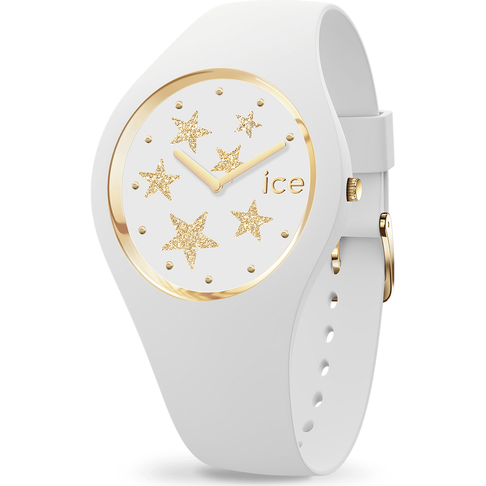 Ice-Watch Ice-Silicone 019856 ICE Glam Rock - White Stars horloge