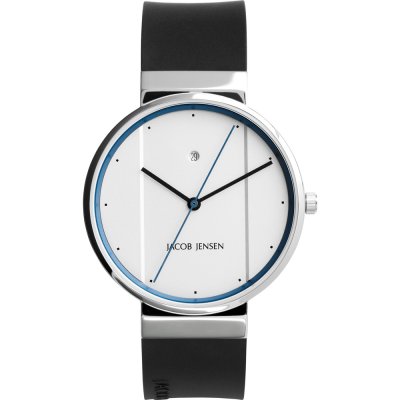 Horloge.nl Jacob Jensen 770 New Line 39 mm Heren quartz designhorloge aanbieding