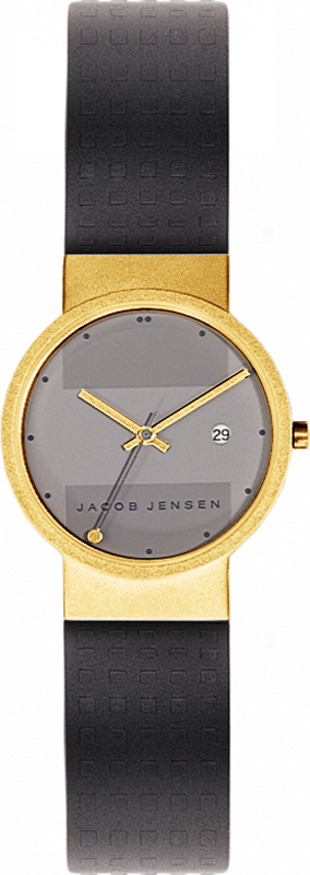 Jacob Jensen Watch Time 3 hands 414 Clear Line JJ414