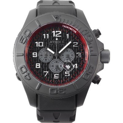 Kyboe ST.55-001 Stealth Black Shadow Horloge