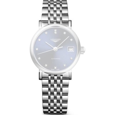 Longines L600173476 Elegant Collection Horlogeband