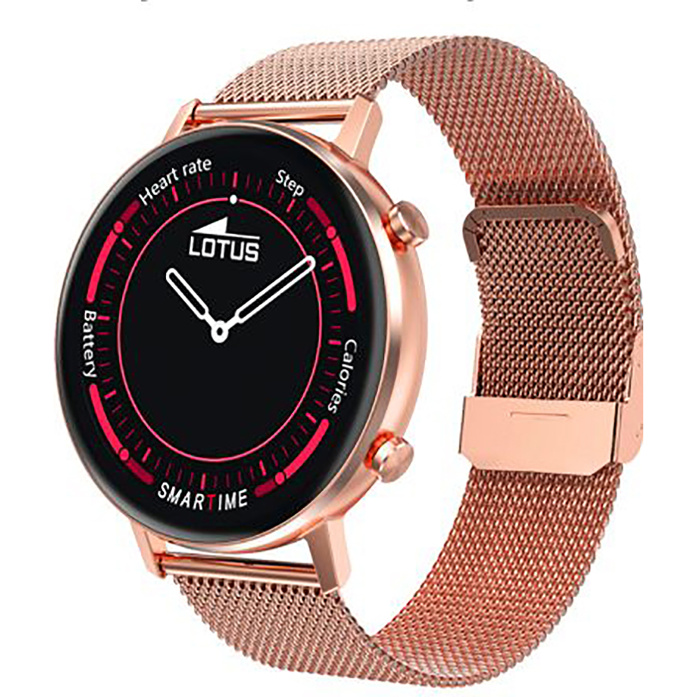 Lotus Smartwatch 50042/1(set, 2 delig, Met verwisselbare armband van roze silicone ) online kopen