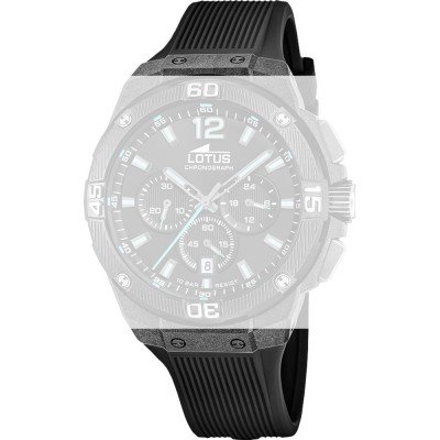 Lotus BC11862 Carbon Horlogeband