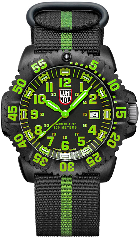 Luminox Watch Time 3 hands Navy Seal Colormark A.3067.NT