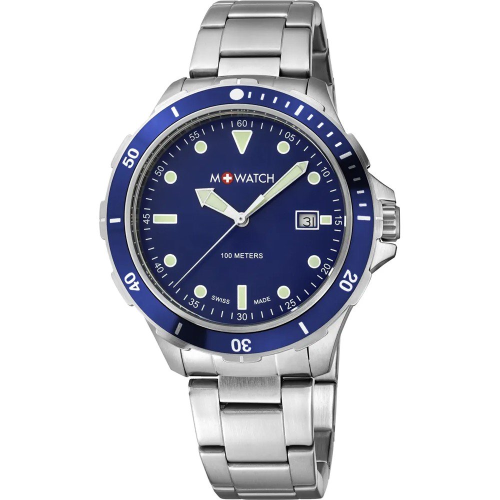 M-Watch by Mondaine Blue WBX.45240.SJ Aqua Steel Horloge