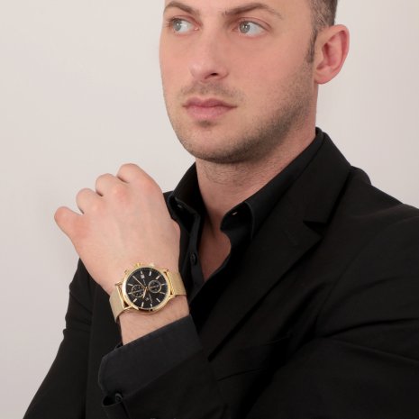 horloge Goud Quartz Chronograph