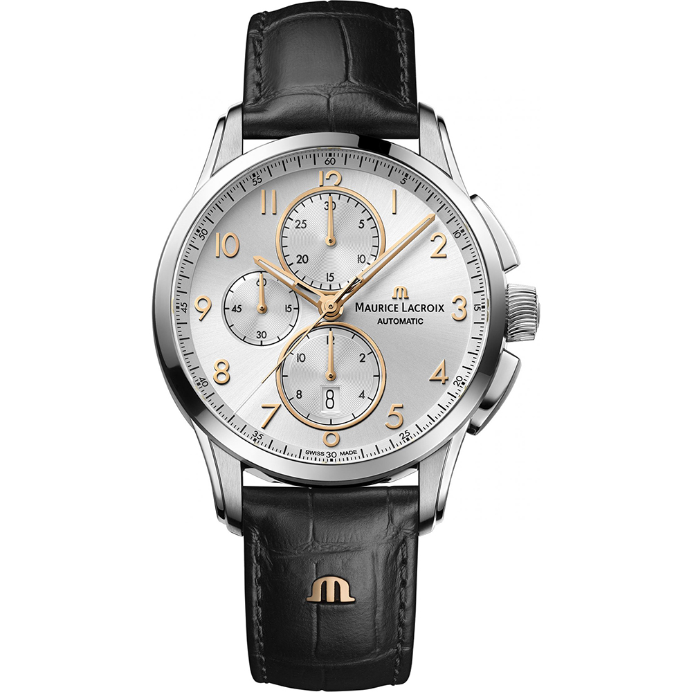 Maurice Lacroix Pontos PT6388-SS001-220-2 Pontos Chronograph Horloge