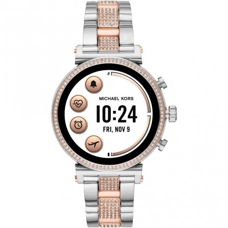 Touchscreen Smartwatch met stalen band - Gen4 Lente/Zomer collectie Michael Kors
