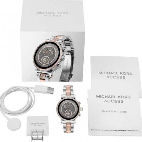 Touchscreen Smartwatch met stalen band - Gen4 Lente/Zomer collectie Michael Kors