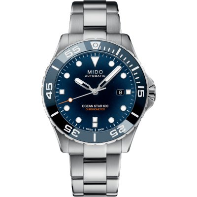MIDO Ocean Star M0266081104101 Ocean Star 600 Chronometer Horloge