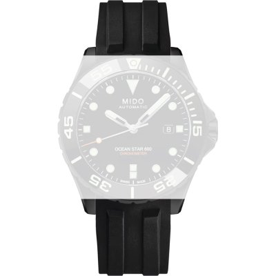 MIDO Straps M603017384 Ocean Star 600 Chronometer Horlogeband