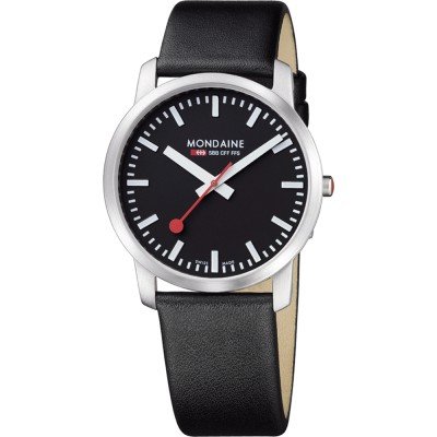 Mondaine Watch Time 3 hands Simply Elegant A672.30350.14SBB