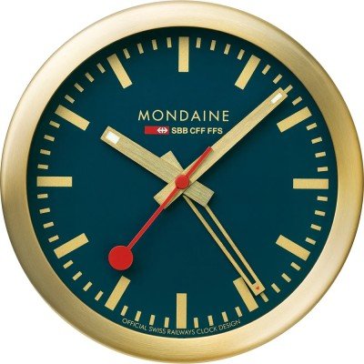 Mondaine Railways A997.MCAL.46SBG Mini Table and Wall Clock Klok