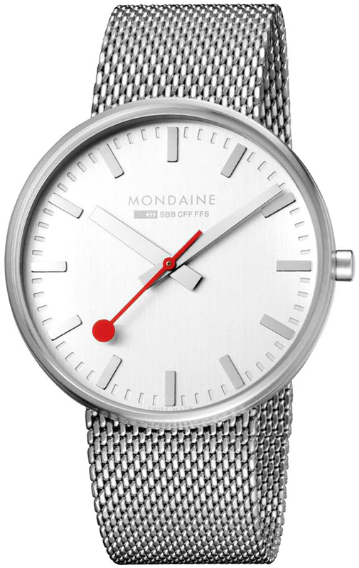 Mondaine Watch Time 3 hands Evo Giant A660.30328.16SBM