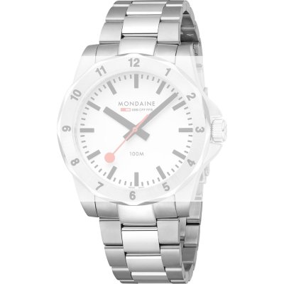 Mondaine FM23122.ST.EM1 Numeri Horlogeband