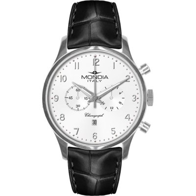 Mondia MI-6564-SS-SLAR-CP Madison Horloge
