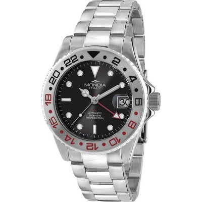 Mondia MI-813-SSSS-BK-OY Madison Diver Automatic Horloge