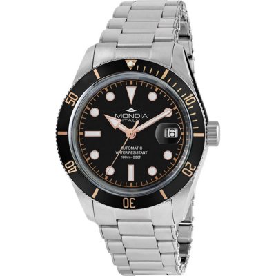 Mondia MI-821-SBKPR-BK-OY Heritage 1946 Diver Horloge