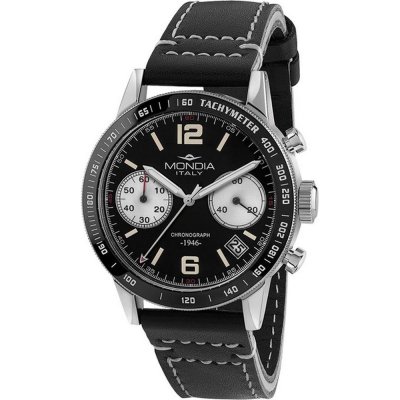 Mondia MI-822-SS-BK-CP Heritage 1946 Horloge