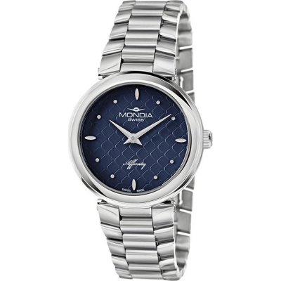 Mondia MS-211-SS-04BL-CM Affinity City Horloge