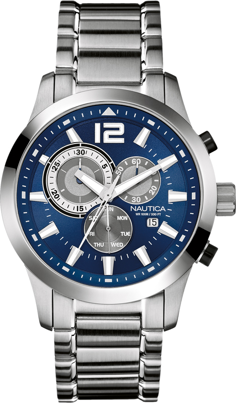 Nautica Watch Chrono NCS (Nautical Charting System) 600 A17548G