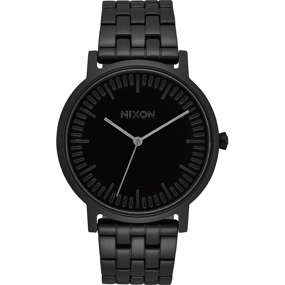 Nixon A1057-001 The Porter all black Horloge