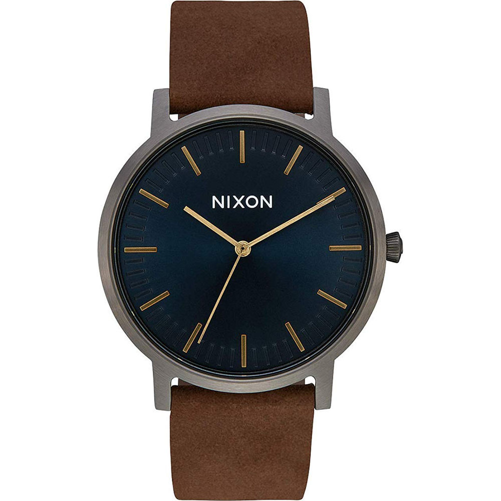 Nixon A1058-2984 Porter Leather Horloge