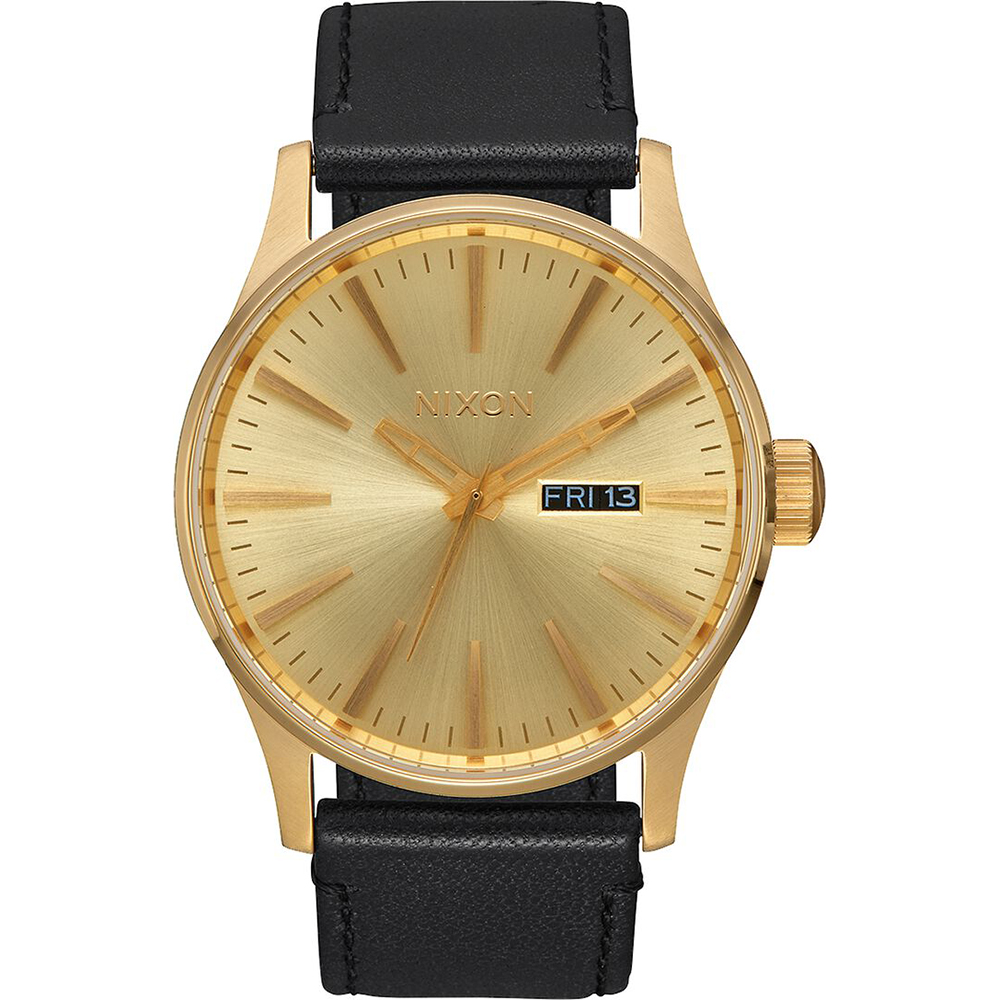 Nixon A105510 Sentry Leather horloge • EAN 3608700869858 • Horloge.nl