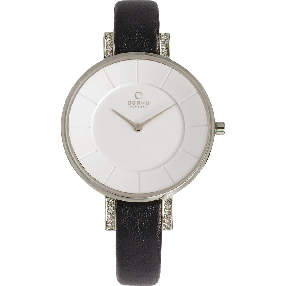 Obaku Watch Time 2 Hands Lun V158LECIRB