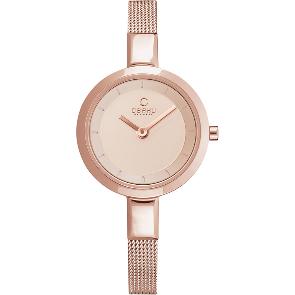 Obaku Watch Time 2 Hands Siv V129LVVMV