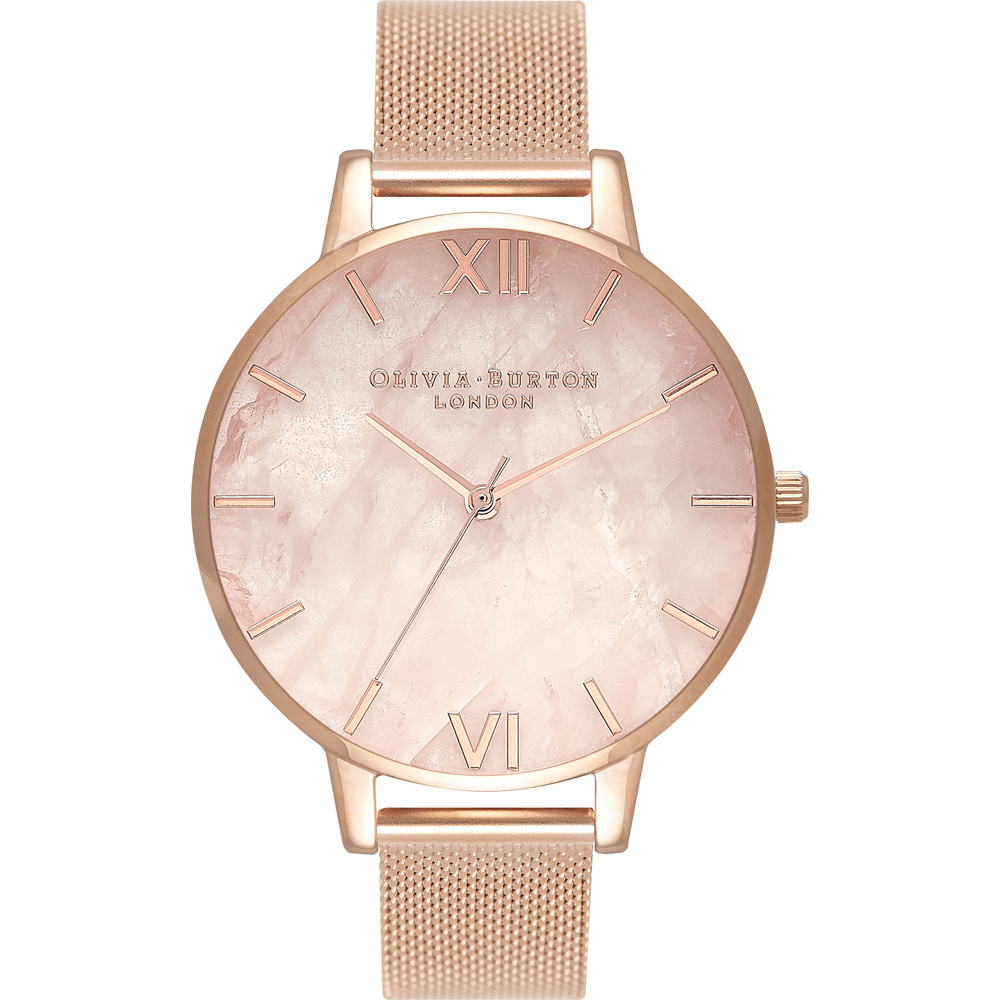 Olivia Burton OB16SP01 Rose Gold Mesh Horloge