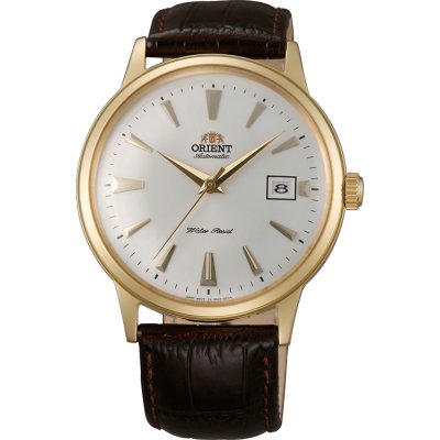 Horloge.nl Orient Bambino II 40.5 mm Klassiek goud automatisch herenhorloge aanbieding