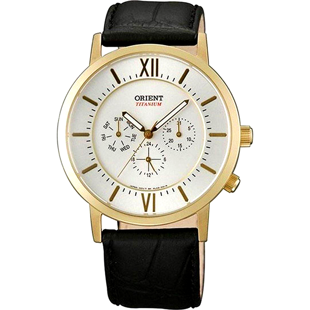 Orient Quartz FRL03002W0 Dressy Titanium horloge