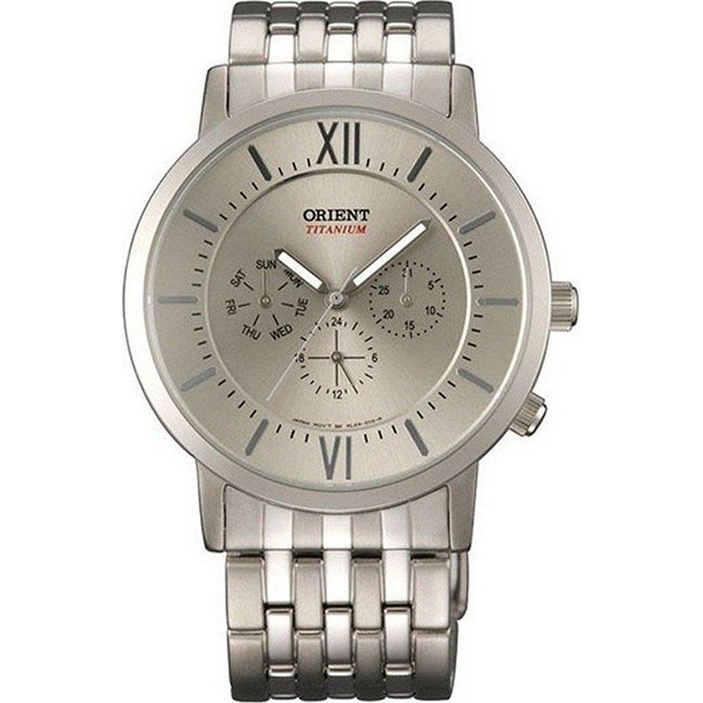 Orient Quartz FRL03004K0 Dressy Titanium horloge