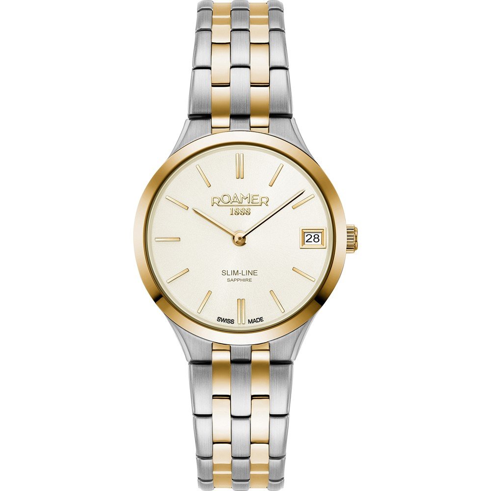 Roamer 512857-47-15-20 Slim-Line Classic Ladies Horloge 613619