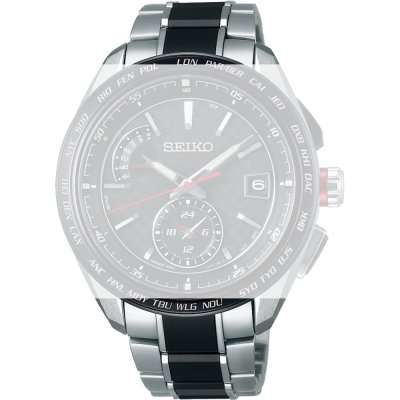 Seiko Straps Collection M164111X0 Brightz Horlogeband