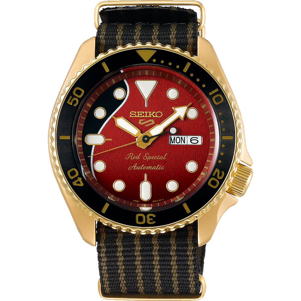 Seiko 5 SRPH80K1 Seiko 5 - Brian May - Red Special II Horloge