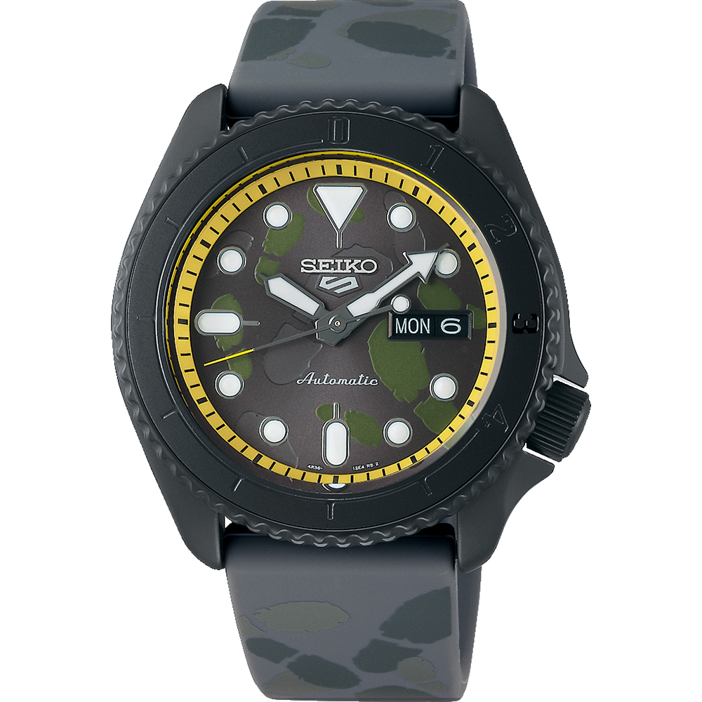 Seiko 5 SRPH69K1 Seiko 5 Sports One Piece - Zoro Horloge