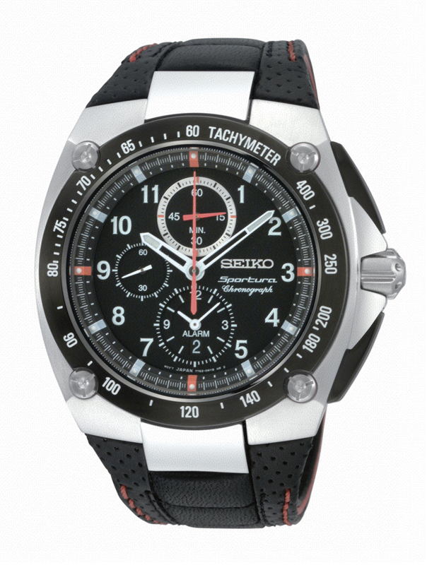 Seiko Watch Chrono Sportura Chronograph SNAD23P2