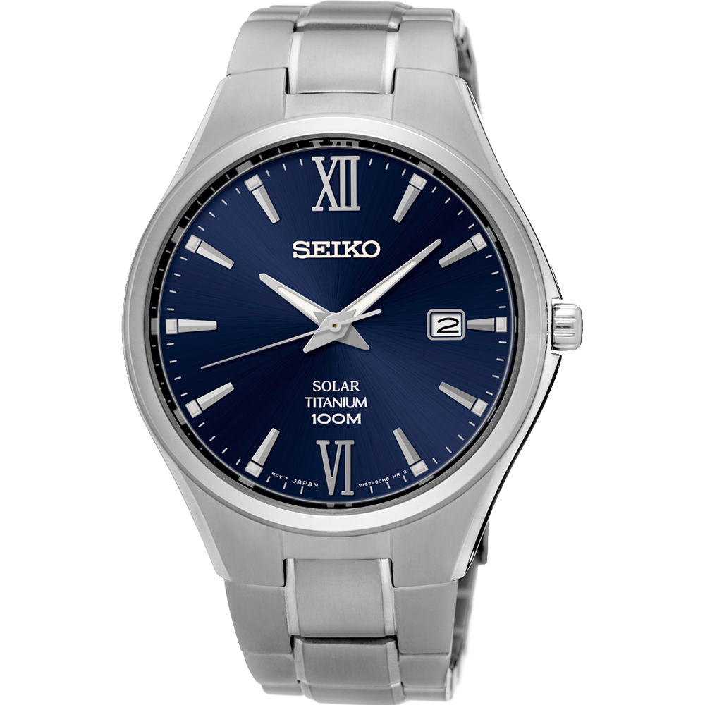 Seiko SNE407P1 Spirit Titanium Solar Horloge