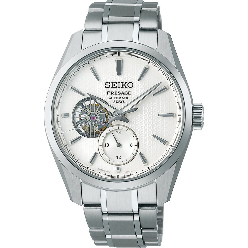 Seiko Sharp Edged SPB415J1 Presage - 'Shiro' Sharp Edged Horloge